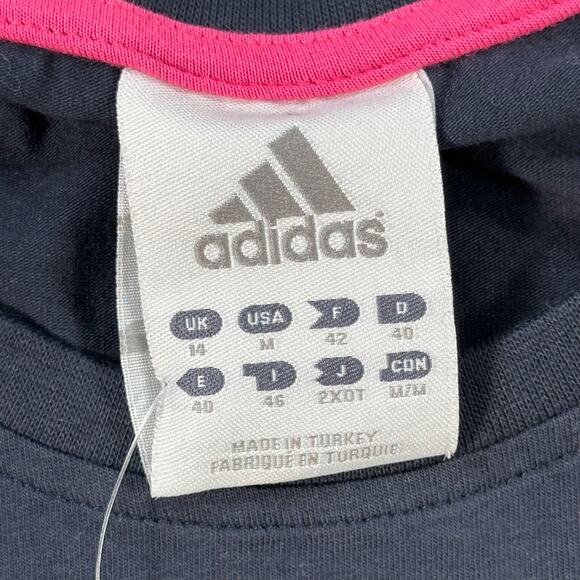 London 2012 Olympics Adidas T-Shirt Women's Medium Navy Pink New - Picture 4 of 9